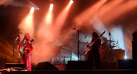 Nina attal Electric ladyland live in Morzine - Avoriaz on July 11, 2024 picture from the video